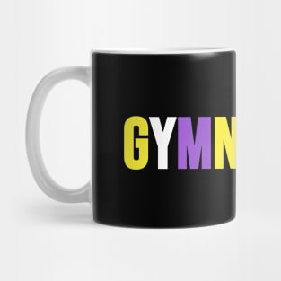 GYMNASTICS (nonbinary flag colors) Mug